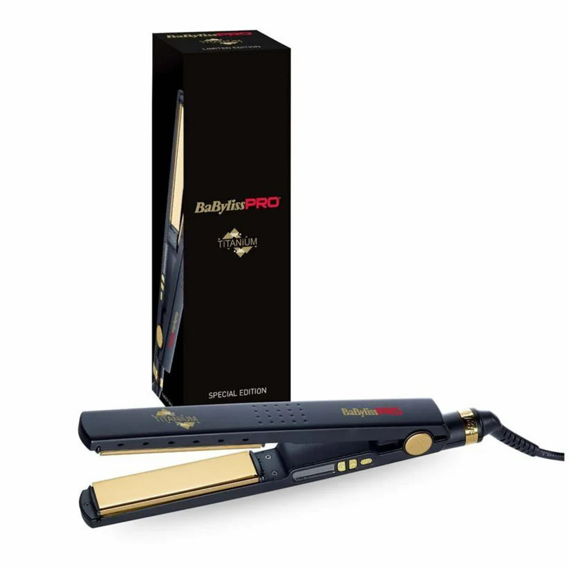 Lisseur Ultrasonic Blacck Titanium - BaByliss Pro - BAB3091BKTE