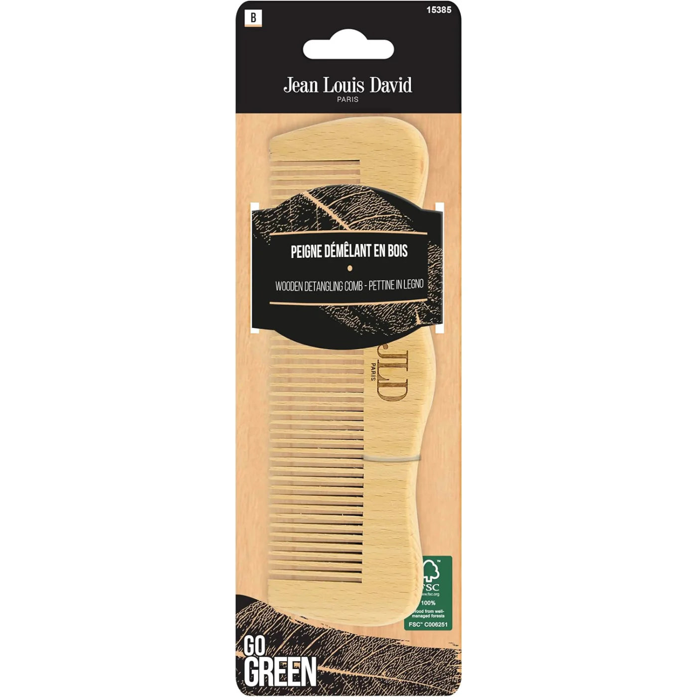 Peigne Bois FSC - Jean Louis David - 15385